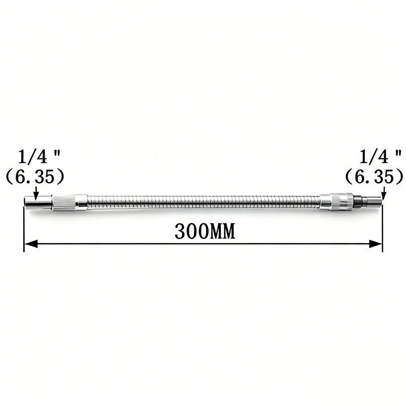 Гибкий удлинитель для сверл 300mm, 1/4"