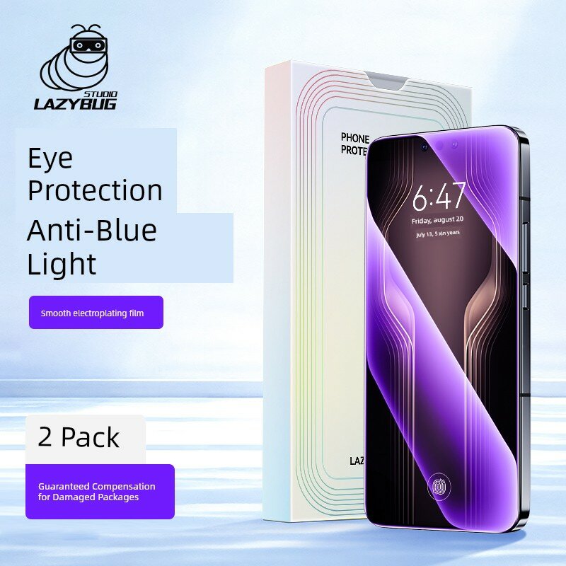 Стеклянная защитная пленка с полным покрытием для Huawei Mate 80 Pro, 2 шт. с защитой от синего света