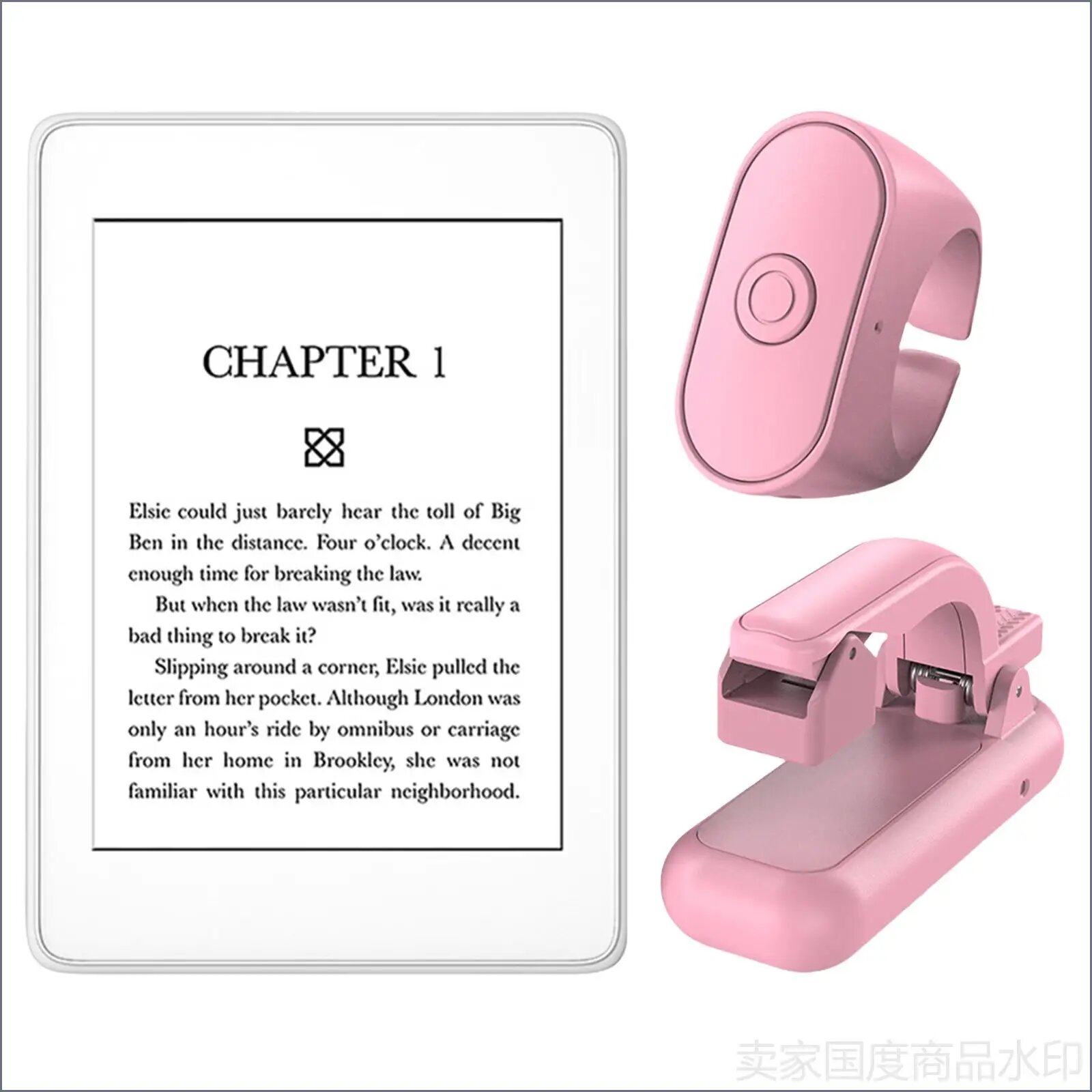 Беспроводной переворачиватель страниц для Kindle, розовый, 2,4 ГГц, аккумуляторный