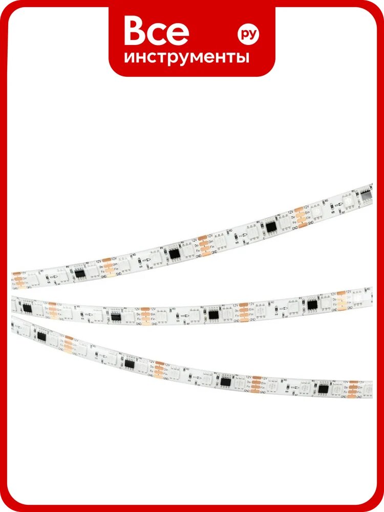 Светодиодная герметичная лента Arlight SPI-SE-B60-10mm 12V RGB-PX3-BPT , бе 5м 039597