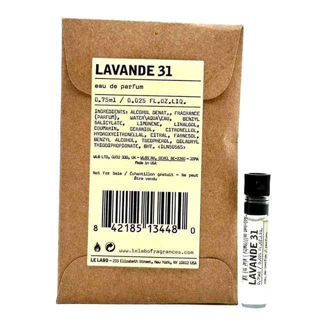 Пробник Ле Лабо Лаванда 31 0.75 мл - аромат унисекс Le Labo Lavande 31