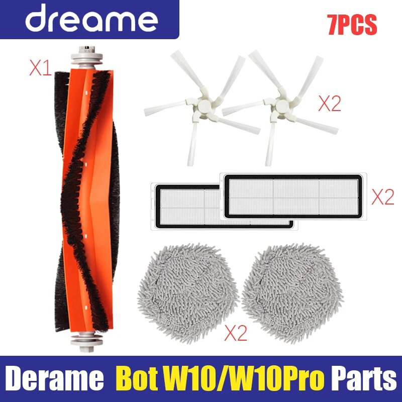 Запасные части для робота-пылесоса Dreame Bot W10/W10 PRO 7PCS
