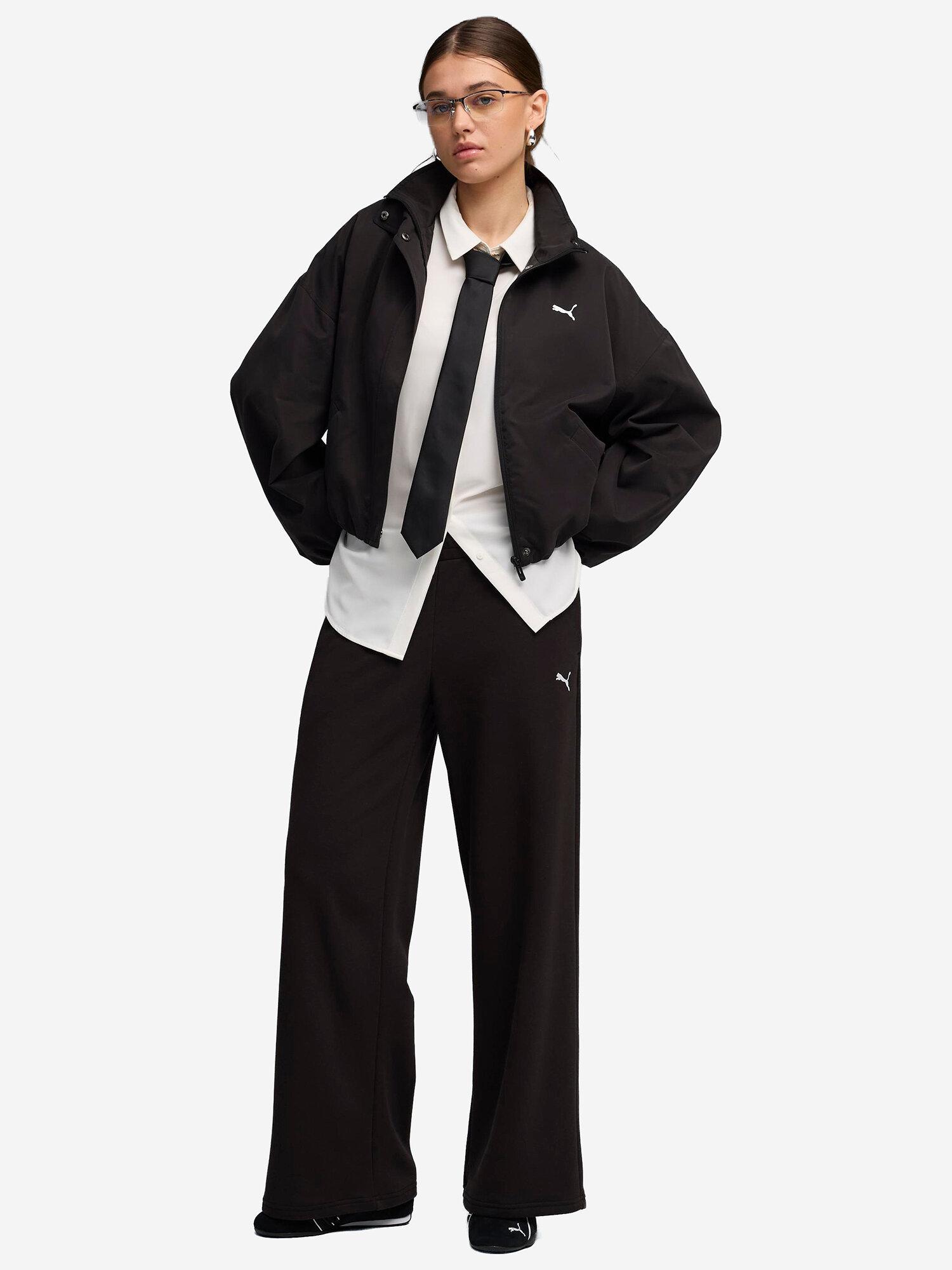 Брюки PUMA, размер M, черный — фото 1