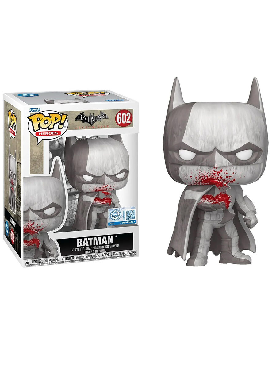 Фигурка Funko POP! Черно-белый Бэтмен в крови (Batman) #602 (Эксклюзив)