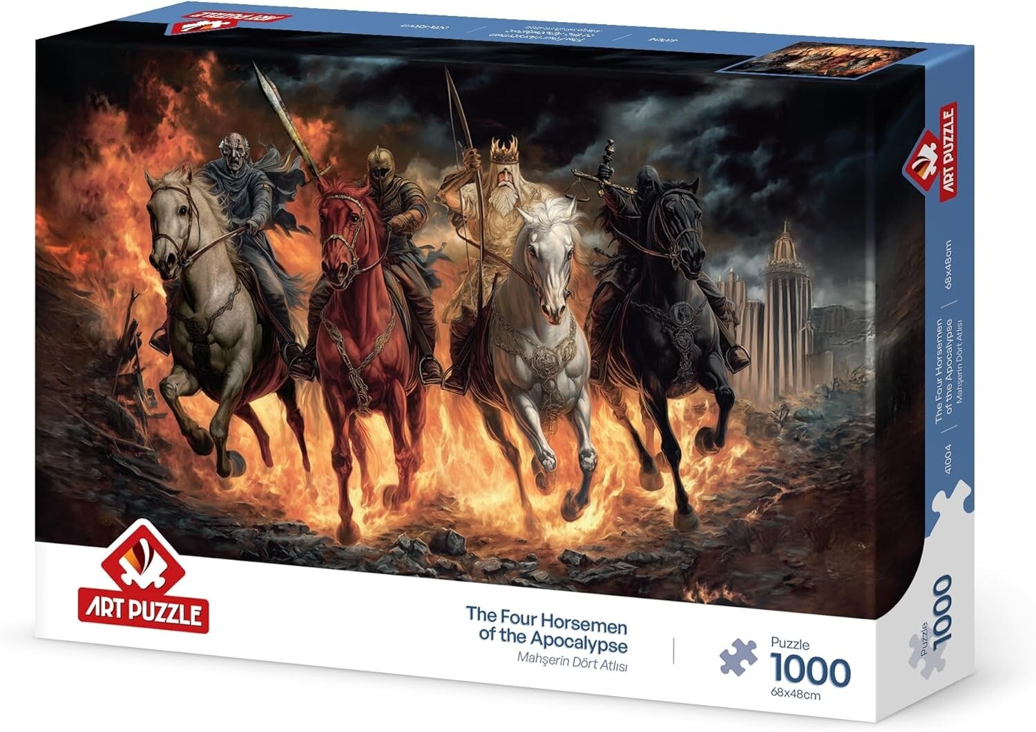Пазл для взрослых Art Puzzle 1000 деталей, элементов: Четыре всадника Апокалипсиса