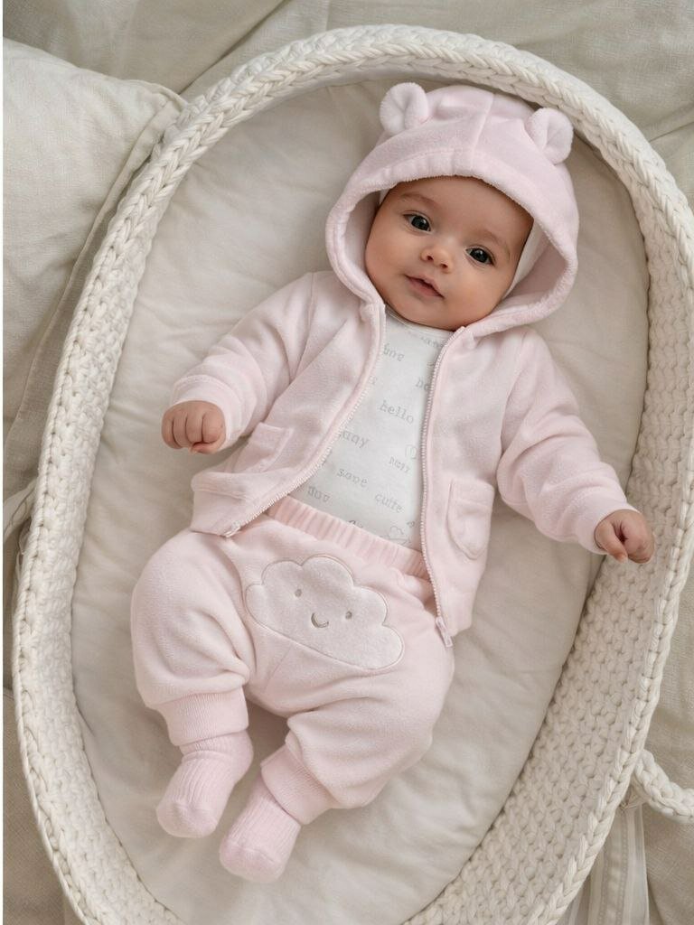 Комплект одежды Carter's Carter's, размер 9M, розовый "Люблю Маму" — фото 1