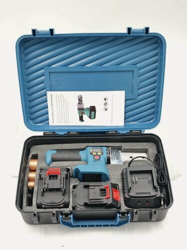 Изображение товара Аккумуляторный паяльник для пластиковых труб (PPR), бесщеточный, с цифровым дисплеем, 21В