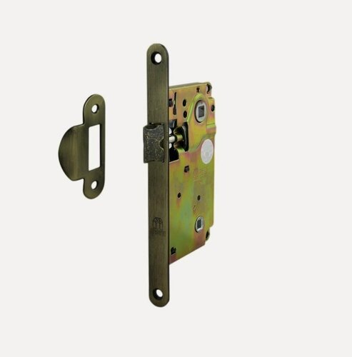 Изображение товара Замок врезной межкомнатный под фиксатор 90 мм MSM L 90 T AB цвет: бронза