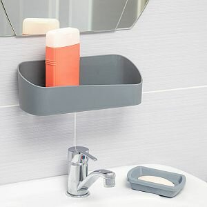 Полка для ванной комнаты на скотче арт. А (М8531), М8532, М8533