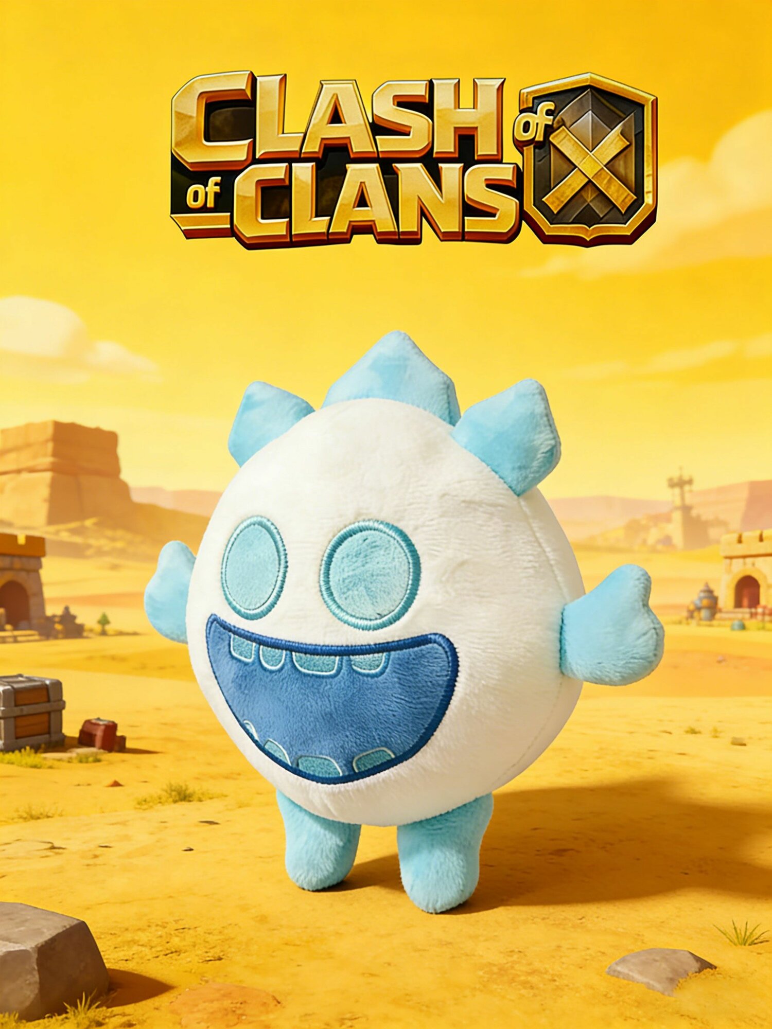 Clash of Clans Плюшевая игрушка Герои видеоигр, 9 см