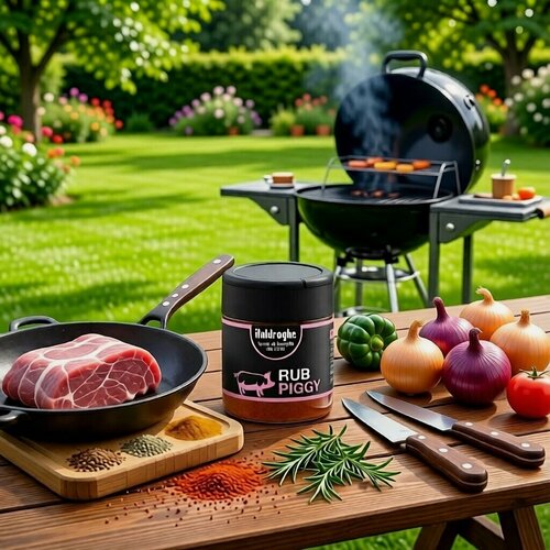 Изображение товара Приправа натирка для свинины Italdroghe 120 грамм, банка с тремя дозаторами, Италия