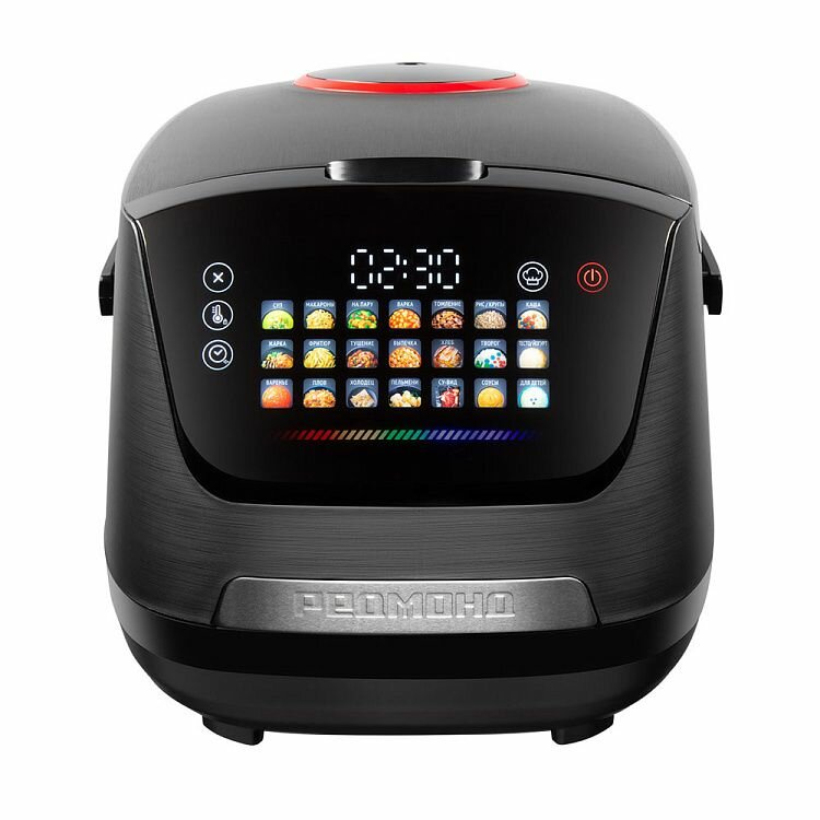 Мультиварка MC101, 23 автопрограммы, 5 литров, чаша с крышкой, технология BoilContol, сенсорная панель, 860 Вт