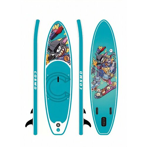 Sup-доска / sup board / Cosmo сапборд 350 см универсальный для двоих, сап каяк, полный комплект