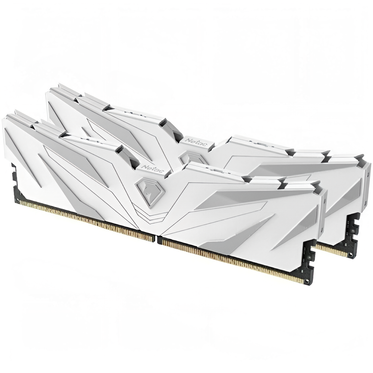 Модуль памяти DIMM DDR4 32Gb, 3200Mhz, 2x16Gb, Netac Shadow II White (NTSWD4P32DP-32W)