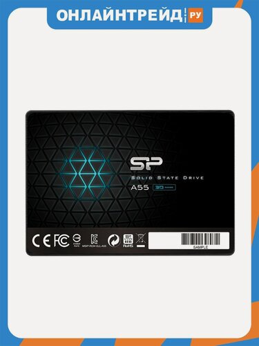 Изображение товара SSD диск Silicon Power Ace A55, 128 Гб, 2.5", SATA (SP128GBSS3A55S25)