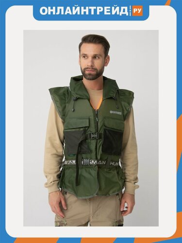 Изображение товара Спасательный жилет Huntsman SHARK с капюшоном от 100-120кг р.58-64
