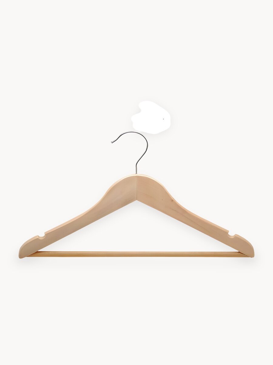 Вешалки для одежды, Formula Tepla, деревянные, 10 шт, цвет натуральное дерево