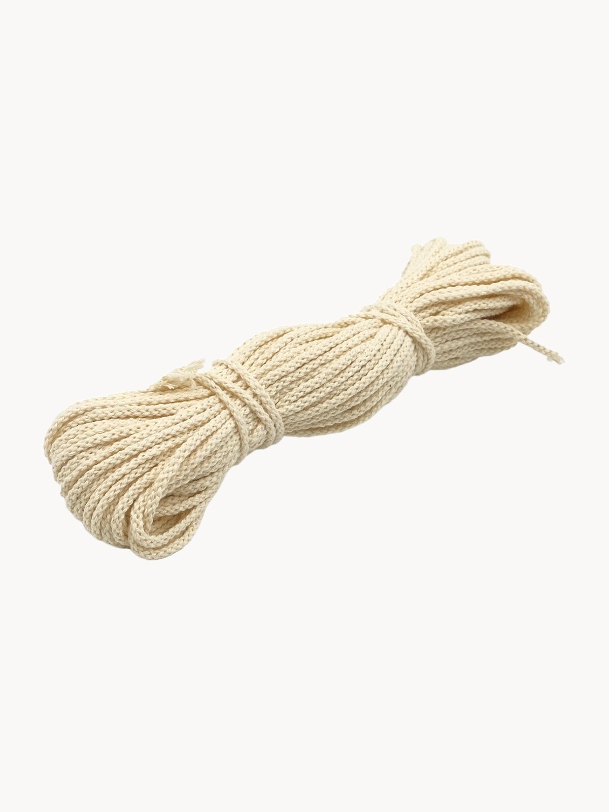 Хлопковый шнур плетеный, 3,5 мм*20 м, для рукоделия, одежды, обуви, цвет суровый, Красная лента