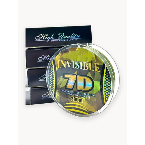 Леска рыболовная монофильная, разрывная нагрузка 22кг, диаметр 0,35мм, 200м