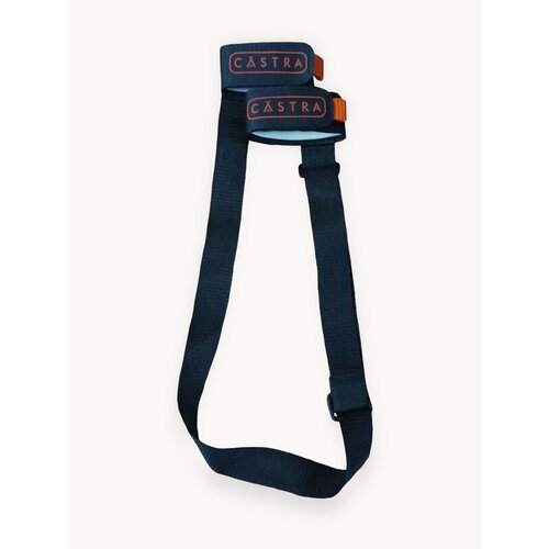 Связки для беговых и горных лыж Castra, с регулируемым ремешком, 2 шт./уп, чёрные