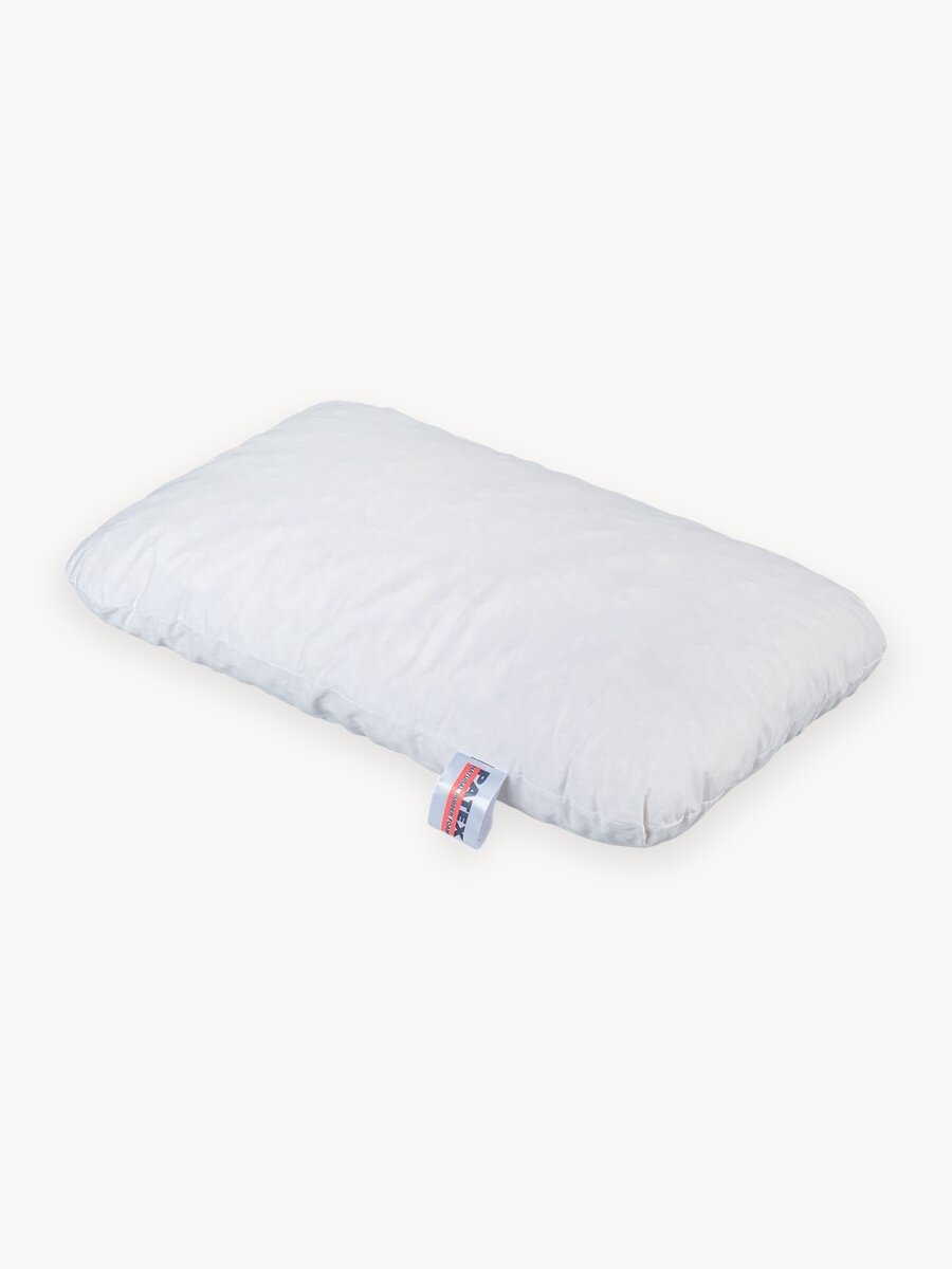 Подушка Patex, латексная крошка, гипоаллергенная, охлаждающий эффект, хлопок