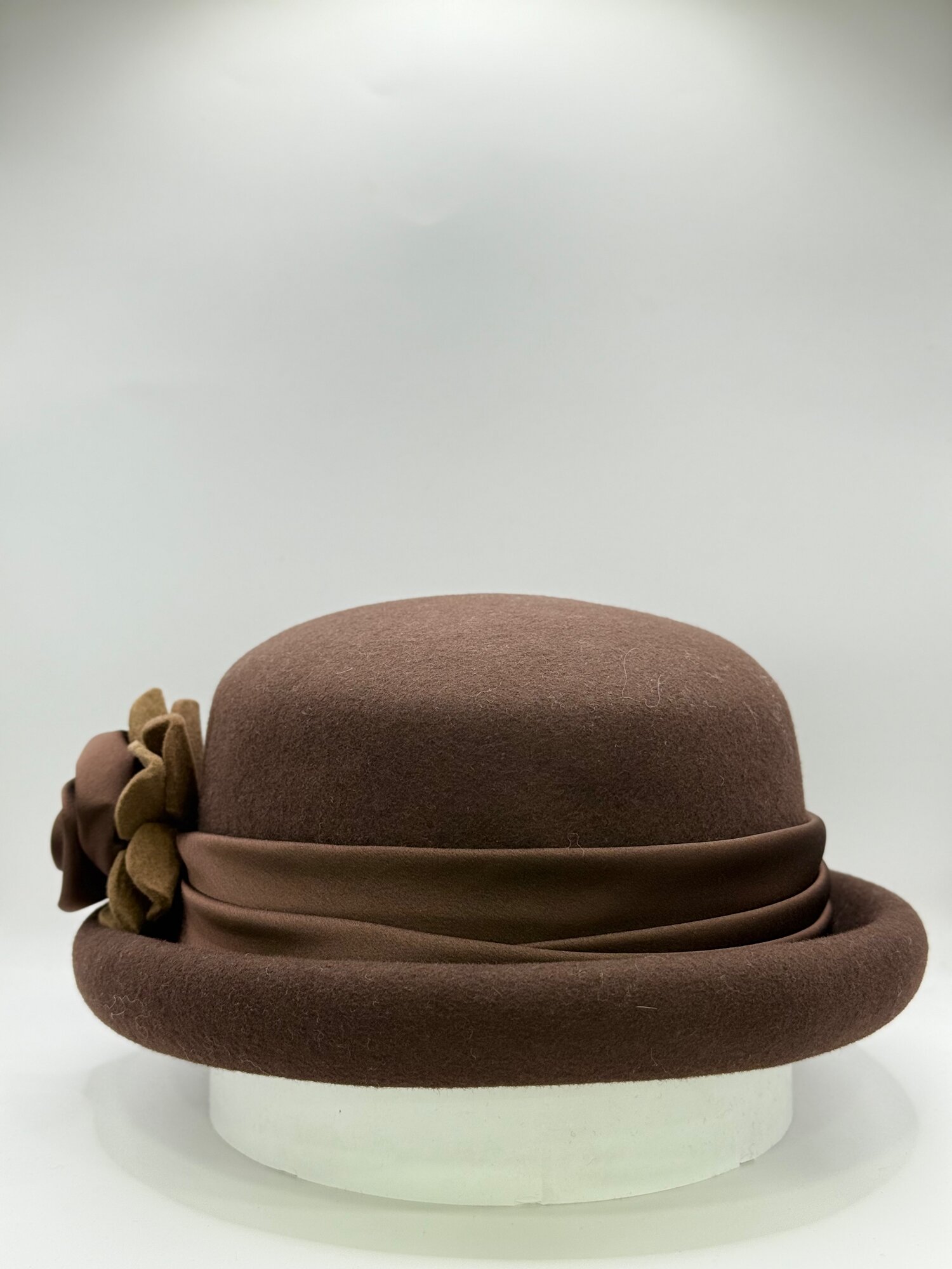 Кепка  шляпа для девочек и женщин, размер 58 ( универсальный ), коричневый — фото 1