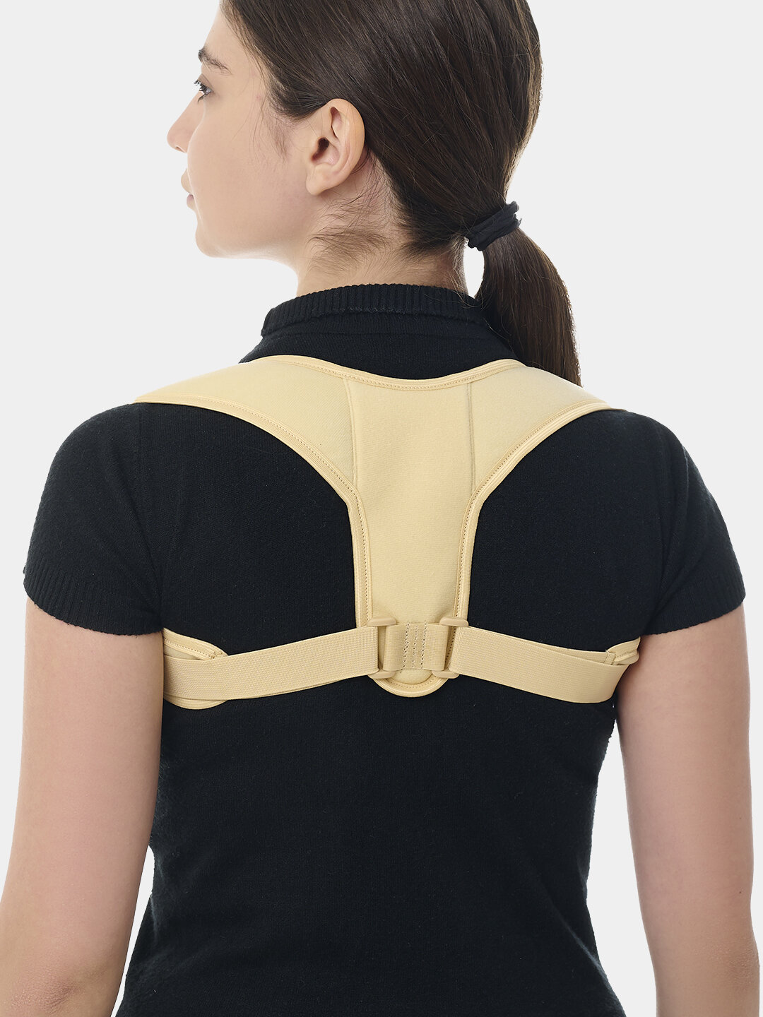 Ортопедический корсет KAI artapedic, с ребрами жесткости, полная фиксация, бежевый