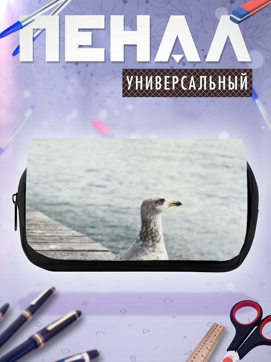 Школьный пенал вода Чайка