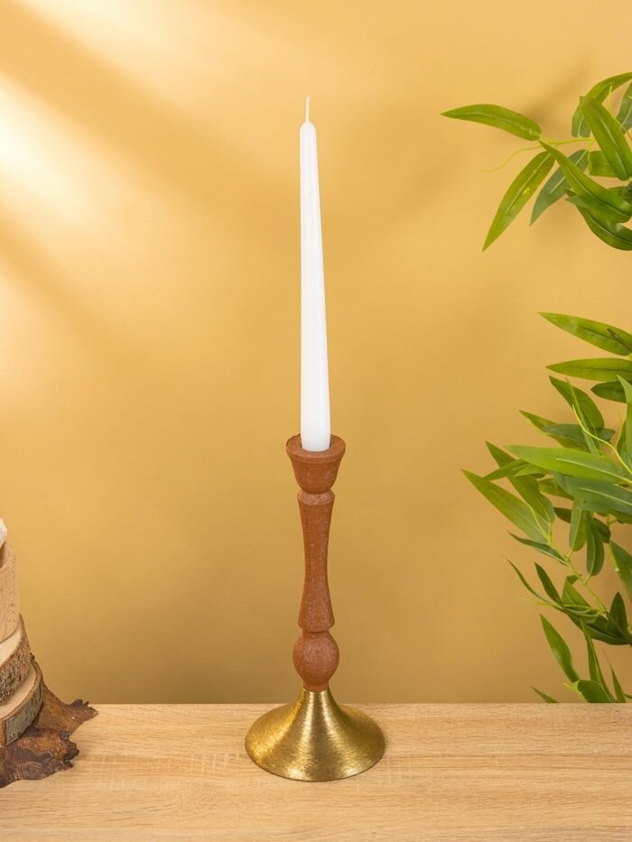 Подсвечник Sima-land Бисквит, на 1 свечу, 10.5х10.5х25 см