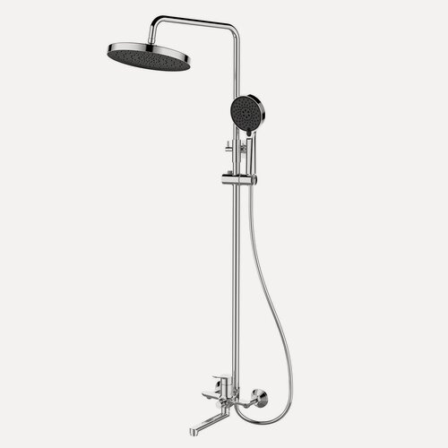 Изображение товара Душевая система Lemark Siberia LMF-7026B-C, для ванны и душа, с регулируемой высотой, латунь