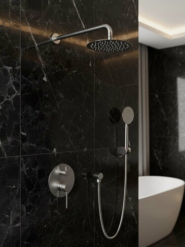 Изображение товара Душевая система скрытого монтажа 3 в 1 VODA Vessel, нержавеющая сталь