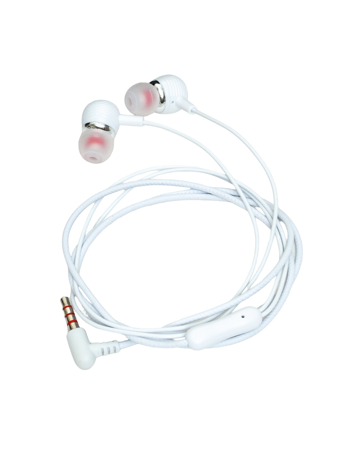 Super Bass mobile hansfree проводные наушники с микрофоном ответа белого цвета