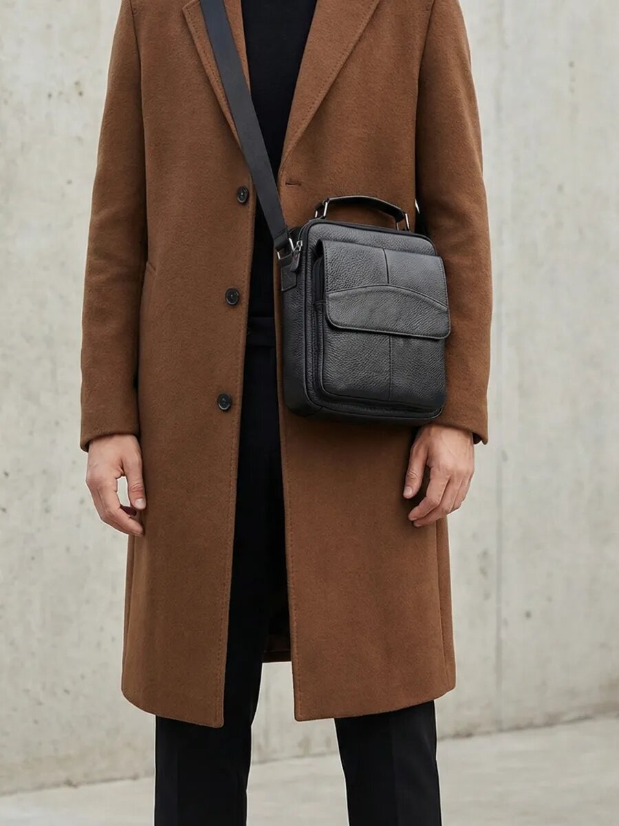 Сумка барсетка Daniele Riccardi, черный — фото 1