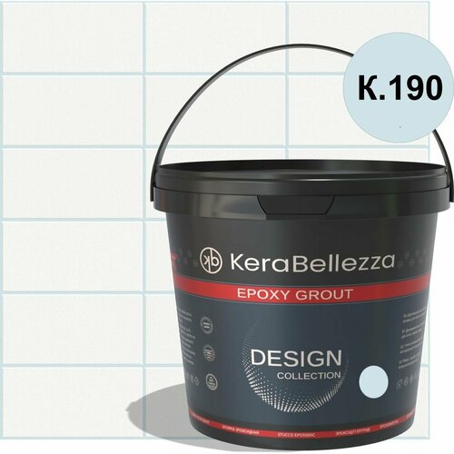 фото Kerabellezza design затирка цветная эпоксидная 1 кг (к.190)