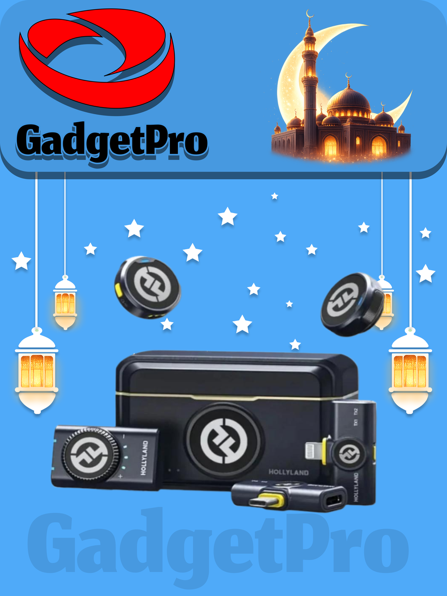 Беспроводной микрофон Hollyland Lark M2 Combo: компактный комплект для записи звука, черный