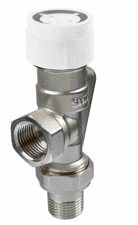Клапан д/радиатора термостатич. угловой осевой 1/2" TeRma 33986 — фото 1