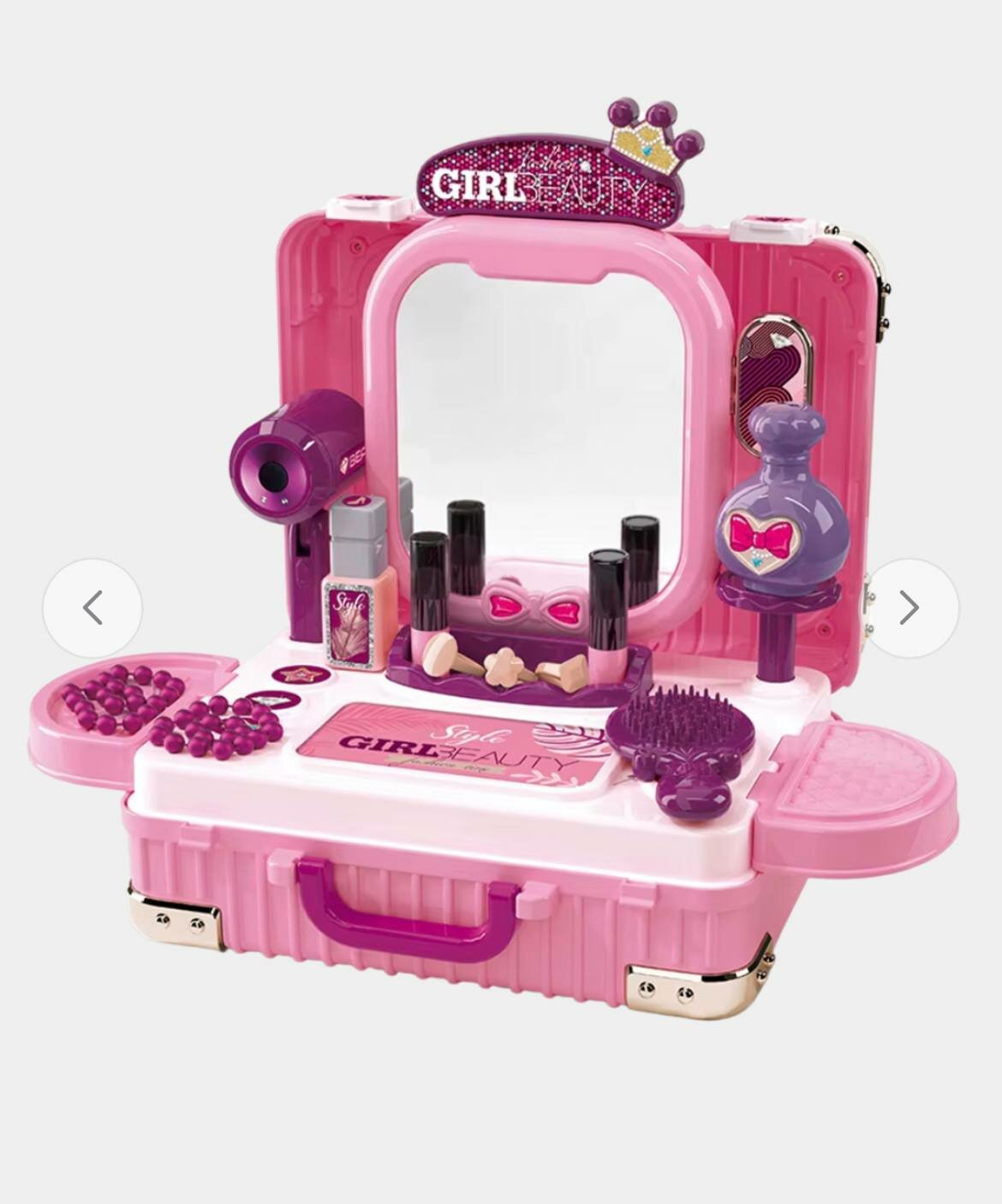 Набор "Салон красоты", для девочек, от Полесье, для макияжа, маникюра