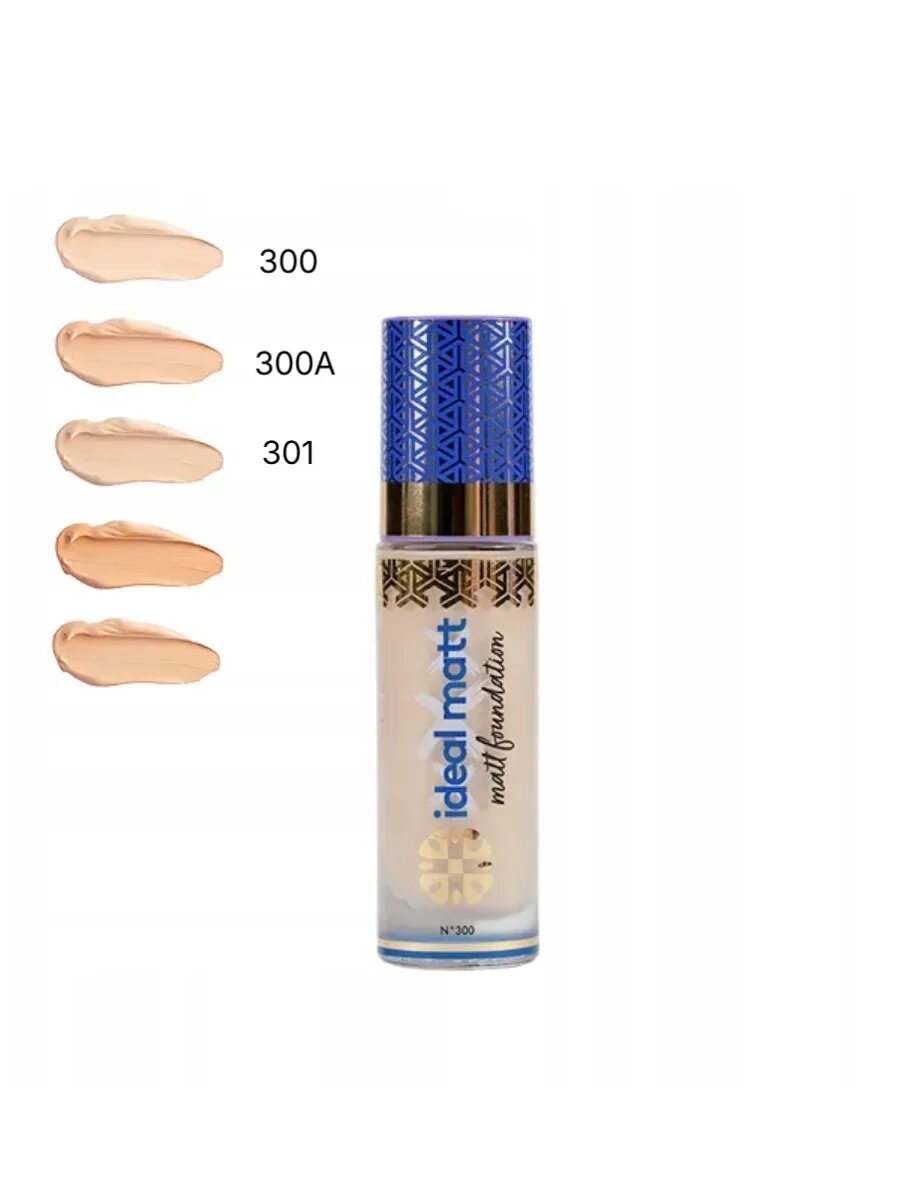 Тональный крем Ingrid Ideal Matt №301, с матирующим эффектом, 30мл — фото 1