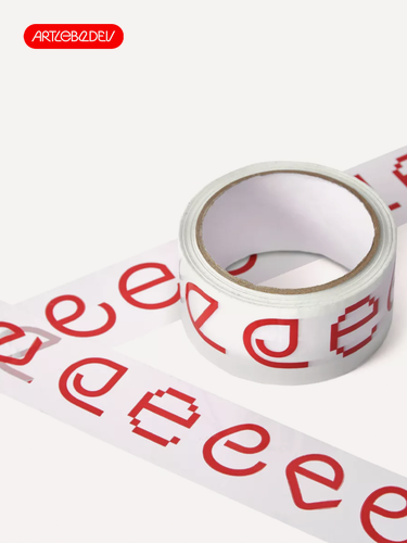 Изображение товара Скотч клейкая лента "Скотчус", Студия Артемия Лебедева, 48 мм × 50 м × 45 мкм, односторонний