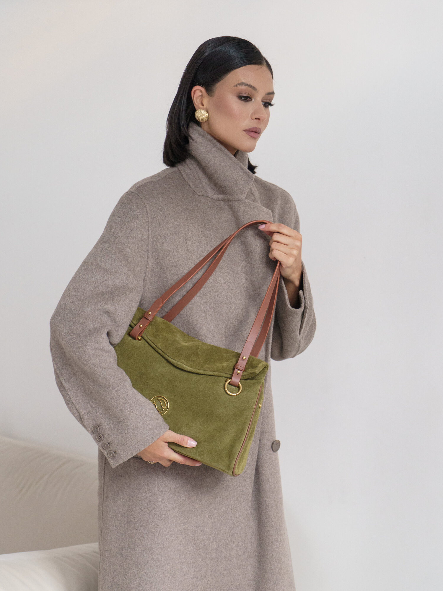 Сумка тоут Paprika Bag Italy, зеленый — фото 1