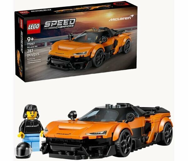 Конструктор LEGO Speed Champions 77257 Суперкар McLaren W1 (Lego 77257)