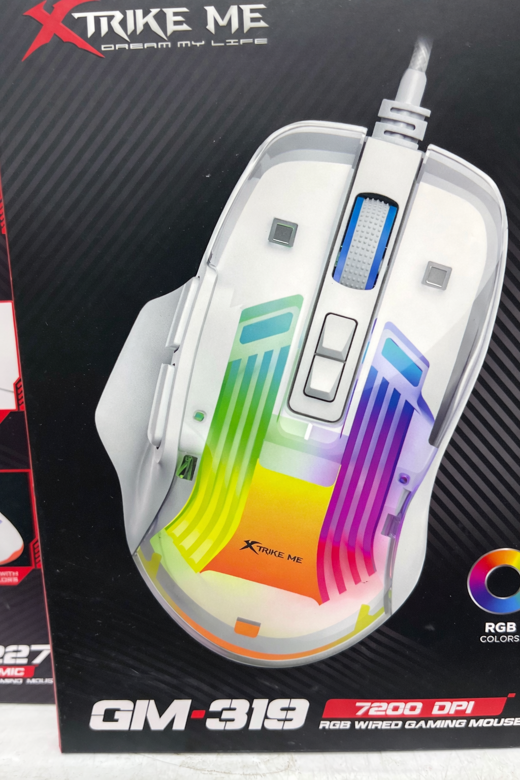 Xtrike Me GM-319 проводная игровая мышь с RGB, 6–7 кнопок, DPI до 3200, USB подключение, эргономичный дизайн