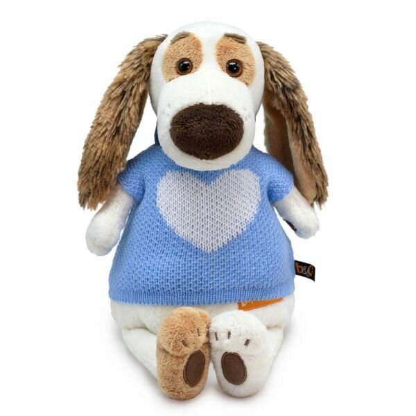 Мягкая игрушка Буди Баса Budi Basa Бартоломей в жилете с сердцем, 27 см, Bart27-067