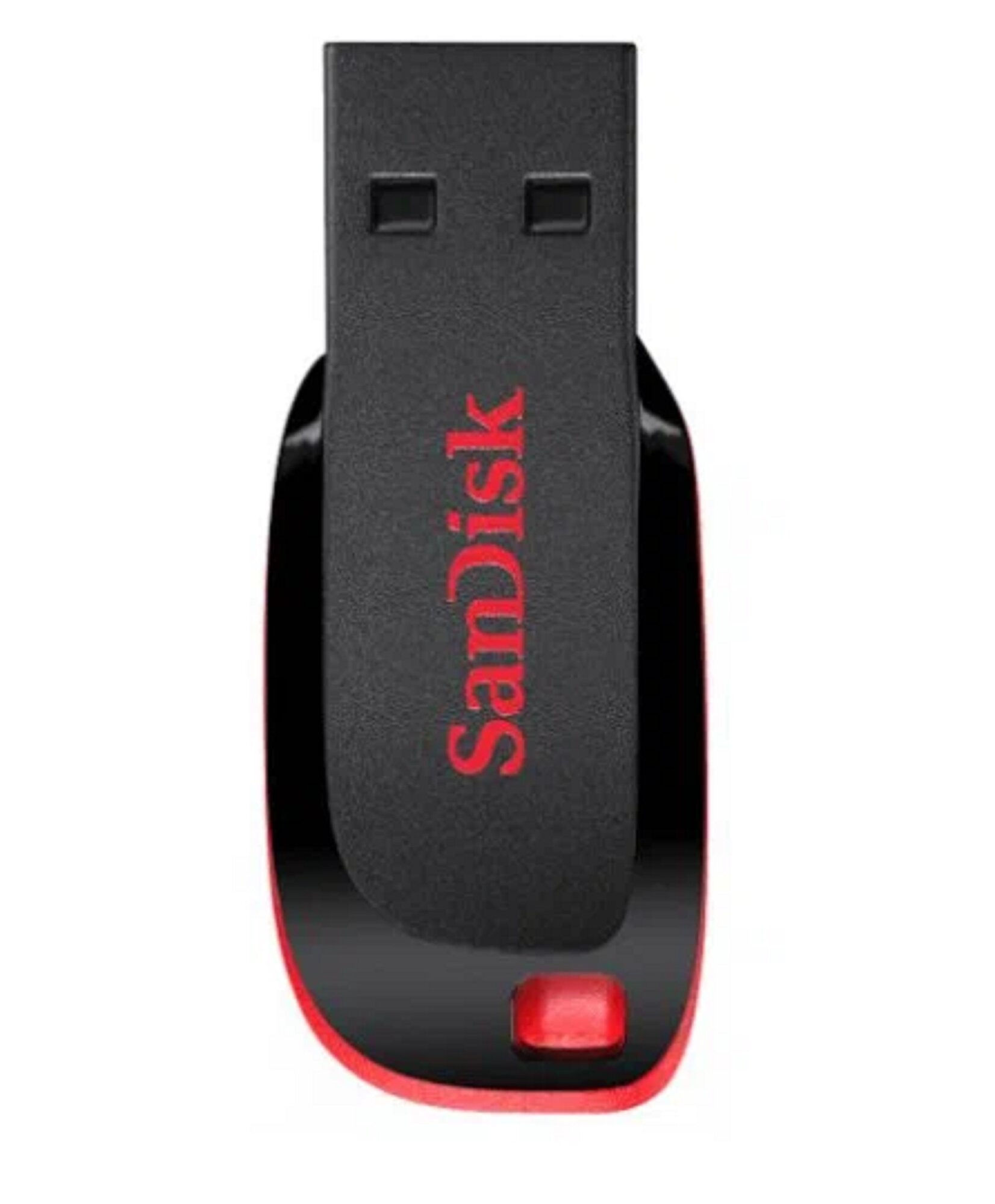 Накопитель USB 2.0 64GB SanDisk Cruzer Blade, черный/красный