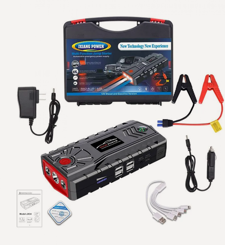 Изображение товара Аварийное пусковое устройство MyPads TXX32 32000 мАч для автомобилей до 4.0 л с LED-фонариком