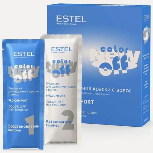 Изображение товара ESTEL Эмульсия для удаления краски с волос Pro.Comfort, 12 саше х 25 мл
