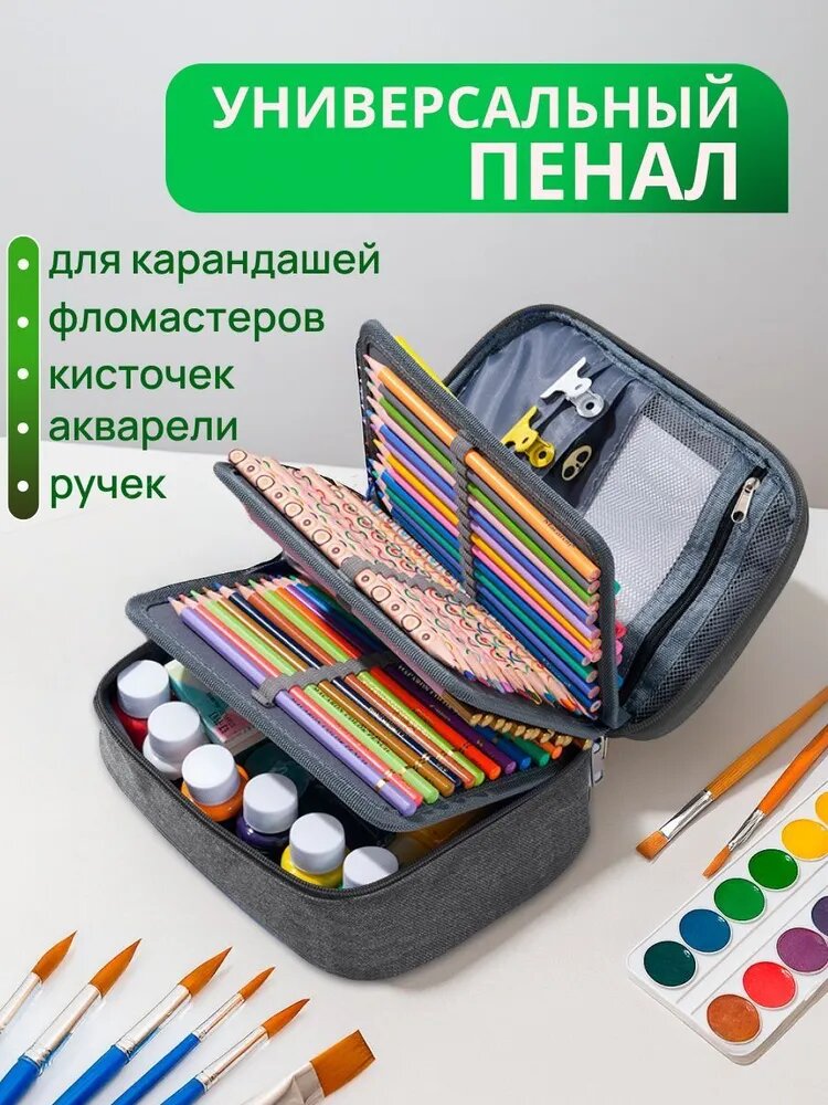 Пенал-органайзер для карандашей и фломастеров