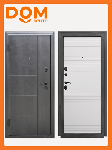 Изображение товара Дверь металлическая входная Олимп софт белый, 960х2050, левая