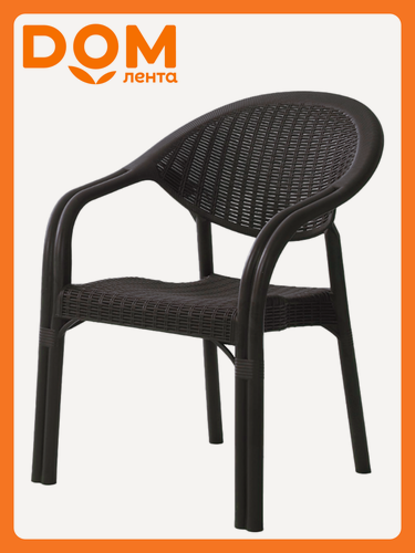 Изображение товара Кресло садовое Heniver BAMBO SPC-B018, пластик, влагостойкость, нагрузка до 200кг