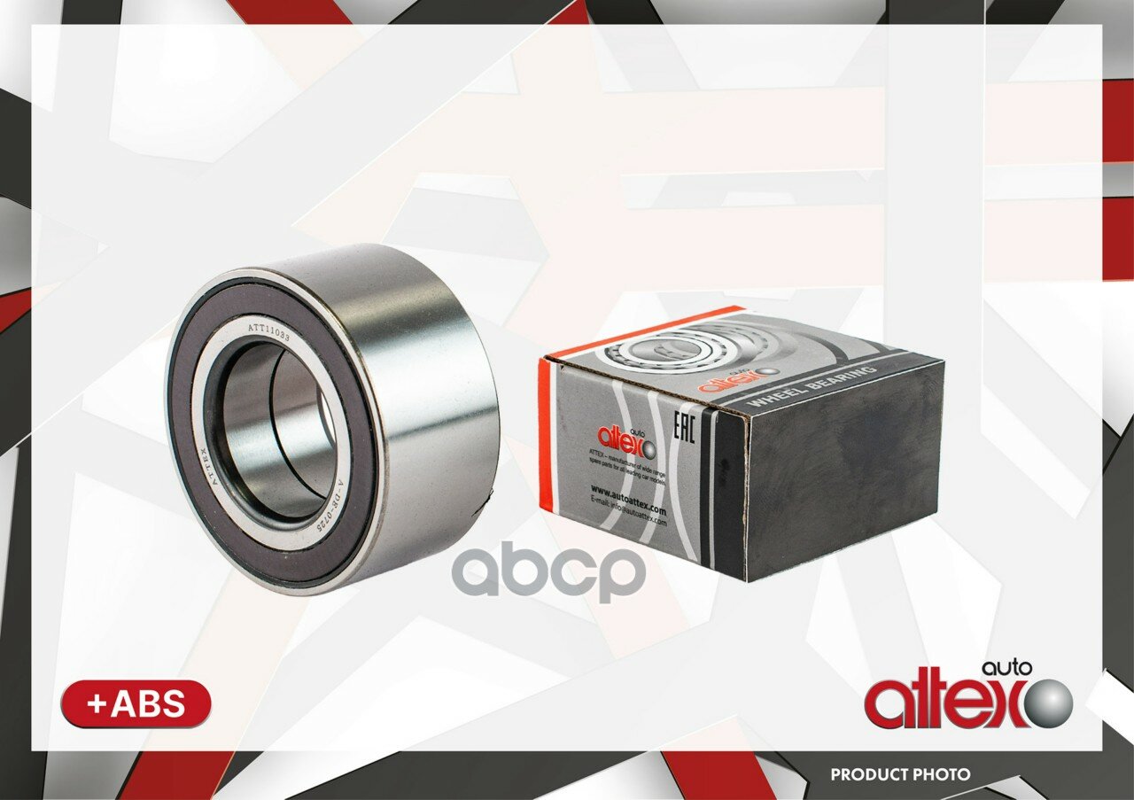Подшипник ступицы перед. RENAULT Duster 10- [42x80x39 с ABS] ATTEX_ATT11033 Attex арт. ATT11033